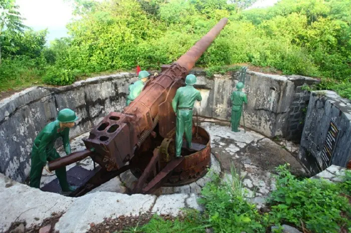 Forte del Cannone è una testimonianza della gloriosa storia di Cat Ba
