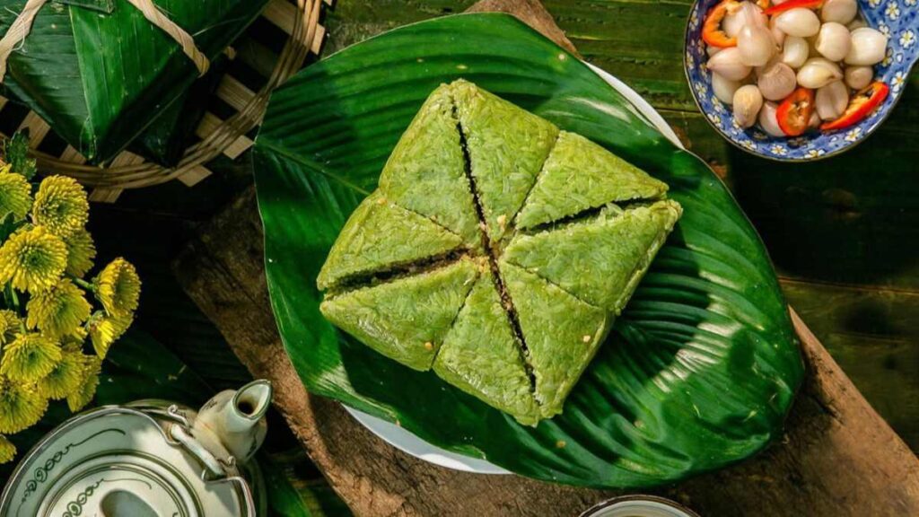 Bánh Chưng (Torta di riso glutinoso)